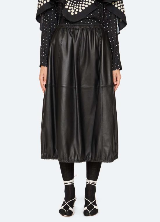  씨뉴욕 롱 스커트 AW26 002 BLACK - SEA NY