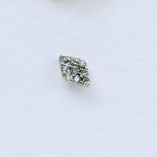  Vintage La Rose 이어링 빈티지 라로즈 미니 다이아몬드 싱글 스터드  14k 골드
