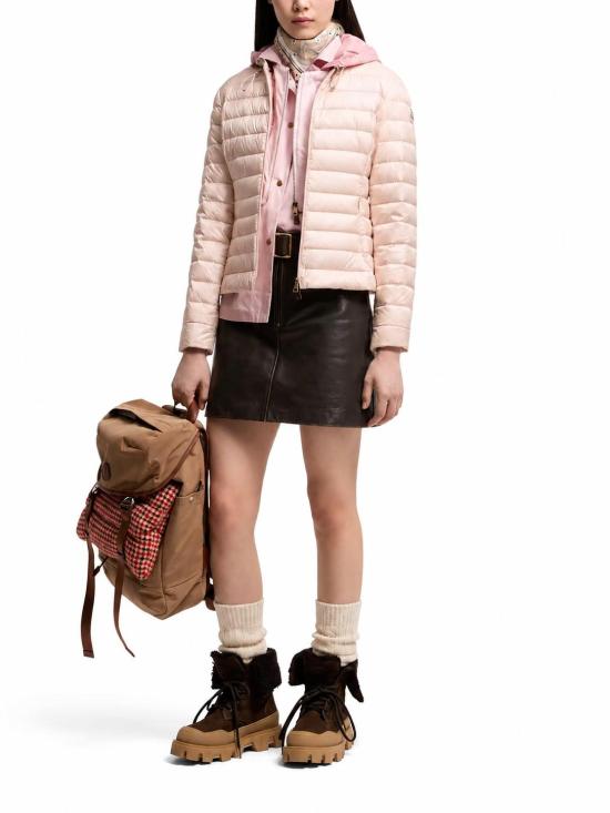 26FW 몽클레어 숏패딩 L20931A00092597YG 529 LIGHT PINK - MONCLER