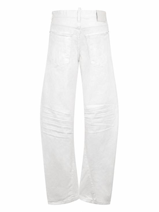 26FW 디스퀘어드2 스트레이트 팬츠 S75LB1133S39781 100 WHITE - DSQUARED2