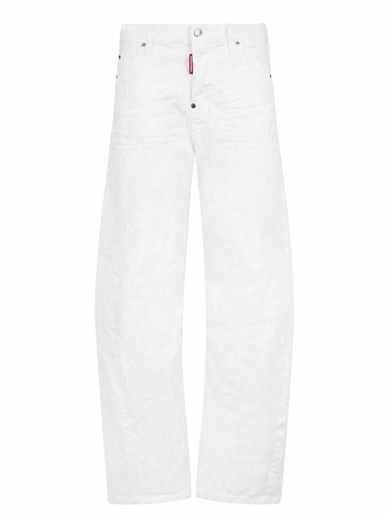 26FW 디스퀘어드2 스트레이트 팬츠 S75LB1133S39781 100 WHITE