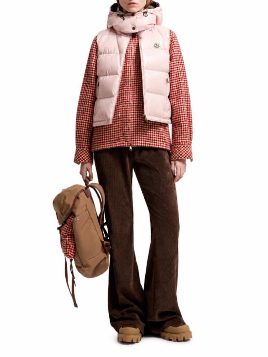 26FW 몽클레어 패딩 조끼 L20931A00005597EU 519 PASTEL PINK - MONCLER