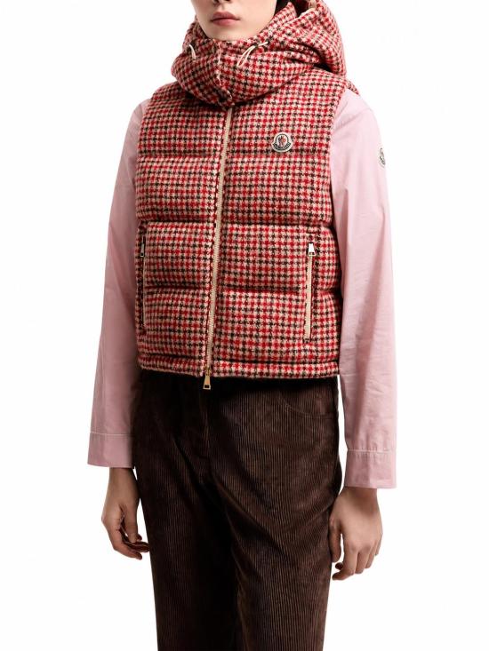 26FW 몽클레어 패딩 조끼 L20931A00005599OJ F50 PASTEL PINK - MONCLER