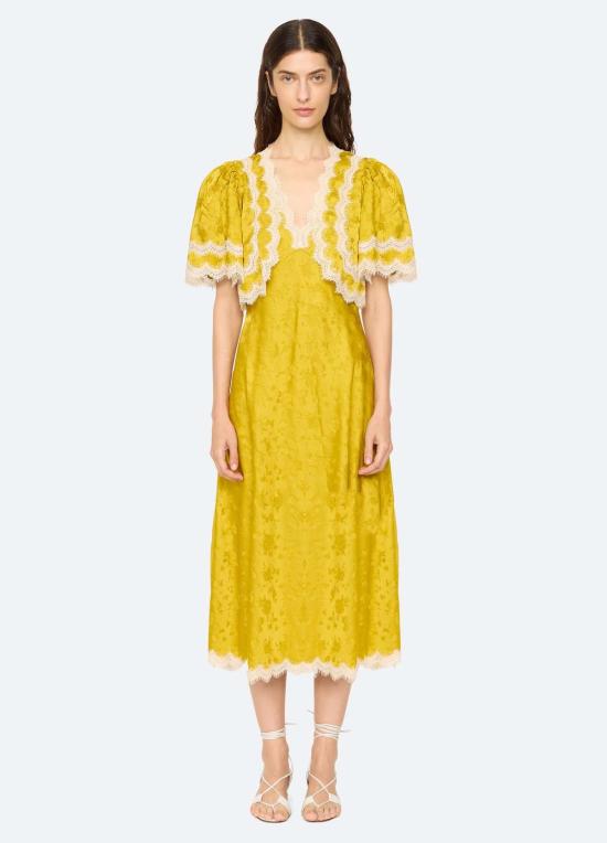  씨뉴욕 미디 원피스 AW26 138 YELLOW - SEA NY