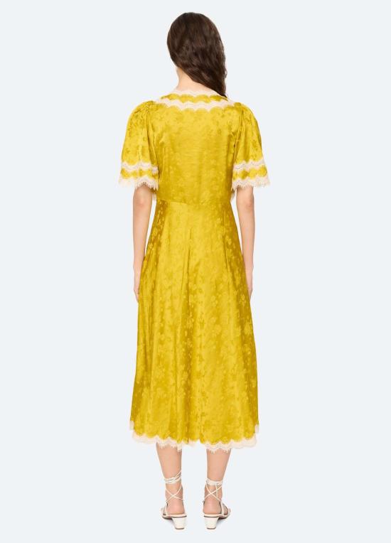  씨뉴욕 미디 원피스 AW26 138 YELLOW - SEA NY