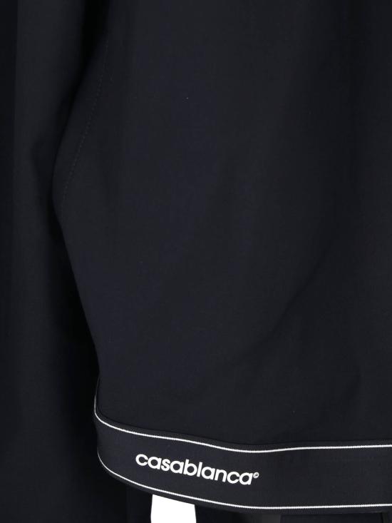 26FW 카사블랑카 자켓 M PF26 JK 526 01 BLACK - CASABLANCA