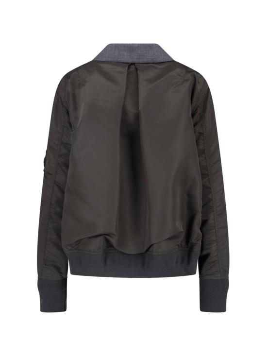 26FW 사카이 수트 자켓 26 08564 342 Grey - SACAI