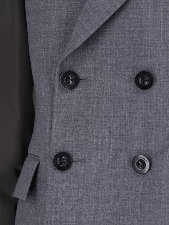 26FW 사카이 수트 자켓 26 08564 342 Grey - SACAI