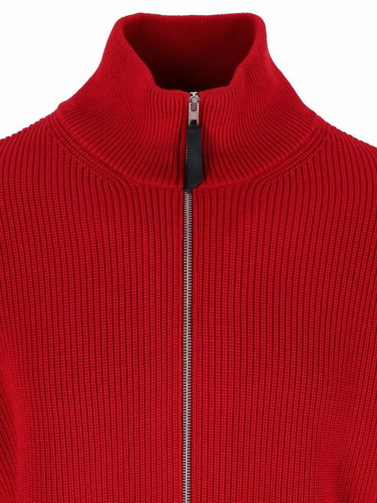 26FW 마르지엘라 니트 집업 가디건 SI1HA0013 S17781 309F Red - MAISON MARGIELA