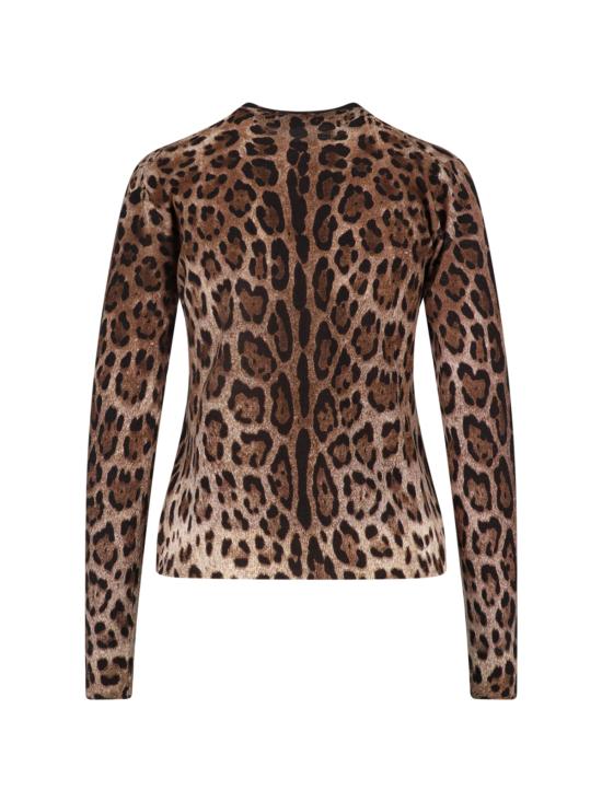 26FW 돌체앤가바나 스웨터 FXV09T JDVGG HY13M Brown - DOLCE & GABBANA