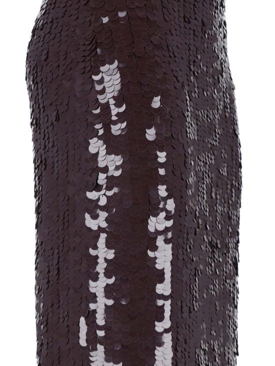 26FW 파로쉬 미디 스커트 D621678 008 Brown - PAROSH