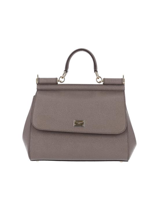 26FW 돌체앤가바나 라지 시실리 핸드백 BB6002 B1001 80045 Brown - DOLCE & GABBANA