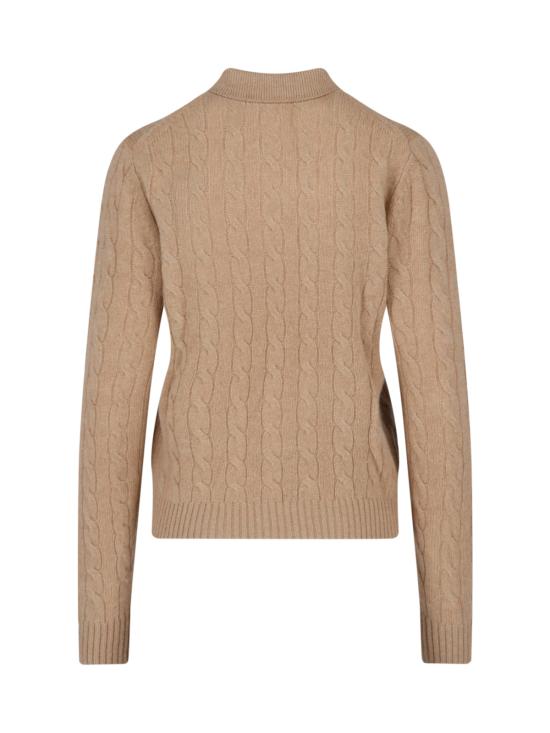 26FW 폴로 랄프로렌 케이블 폴로 니트 211 972132 002 Beige - POLO RALPH LAUREN