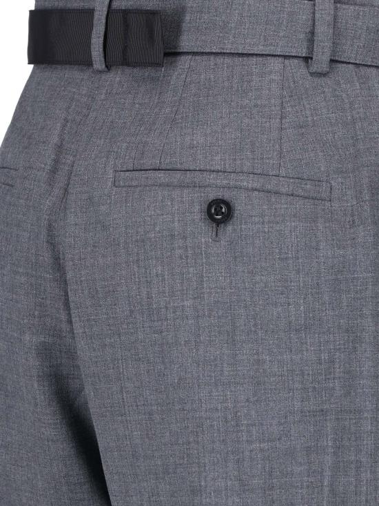 26FW 사카이 수트 팬츠 26 08572 301 Grey - SACAI
