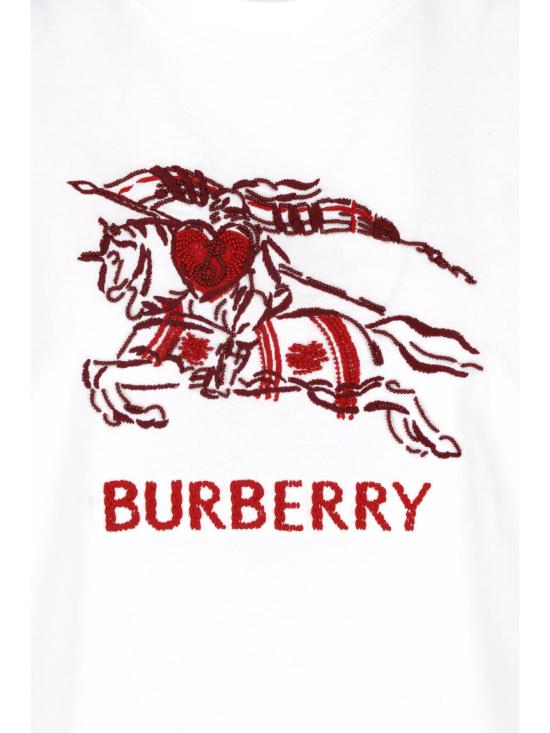26FW 버버리 반팔 티셔츠 8127942 B7078 White - BURBERRY