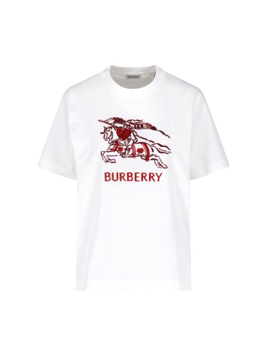 26FW 버버리 반팔 티셔츠 8127942 B7078 White