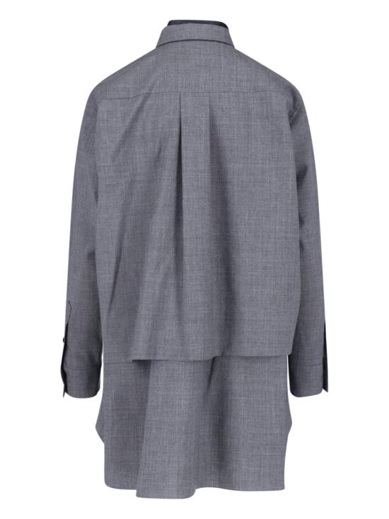 26FW 사카이 미디 원피스 26 08566 301 Grey - SACAI