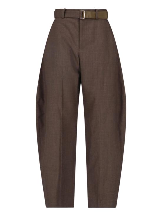 26FW 사카이 수트 팬츠 26 08572 601 Brown