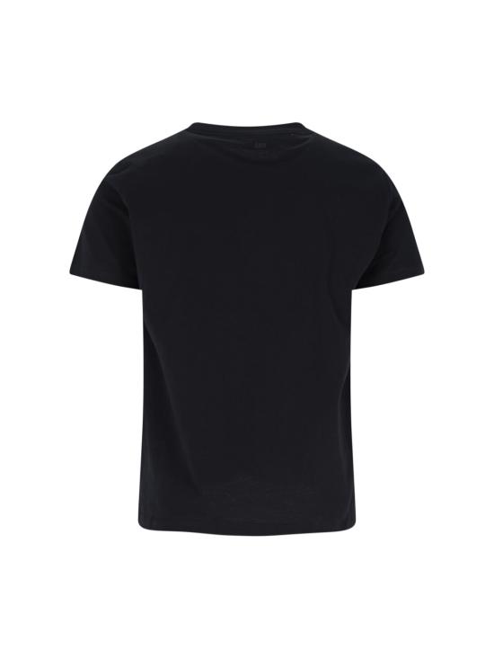 26FW 아미 스몰 하트 로고 티셔츠 BFUTS035 724 001 Black - AMI