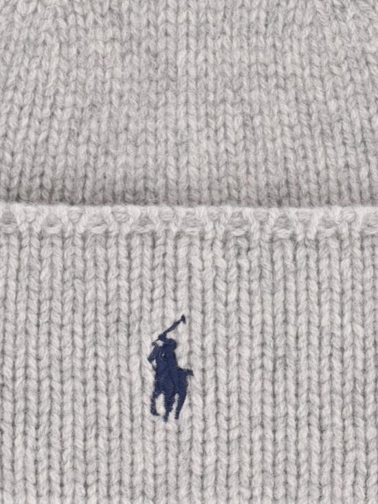 26FW 폴로 랄프로렌 포니 로고 자수 비니 455 954355 017 Grey - POLO RALPH LAUREN