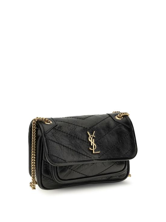 26FW 생로랑 빈티지 레더 니키 미니백 빈티지 레더 니키 미니백 8460870EN07 1000 - SAINT LAURENT