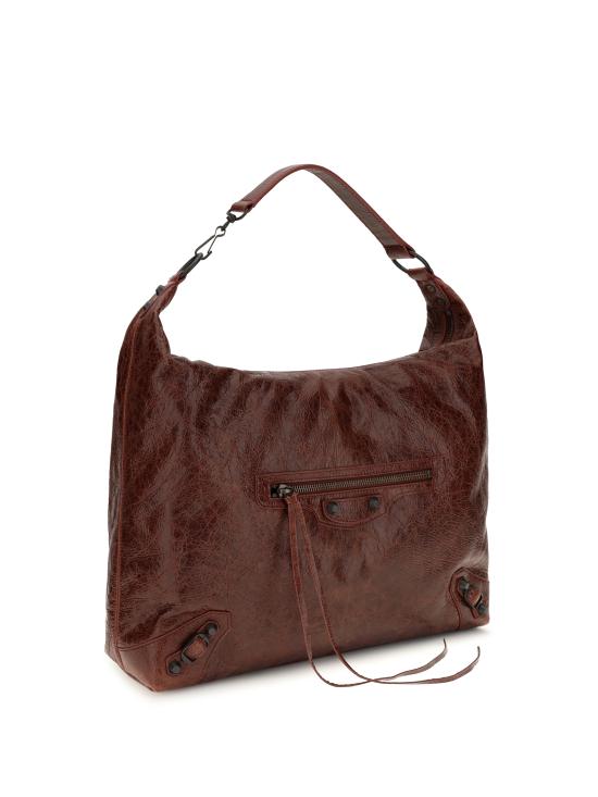 26FW 발렌시아가 르 시티 미디엄 호보백 8731992ABEK 6154 BORDEAUX - BALENCIAGA