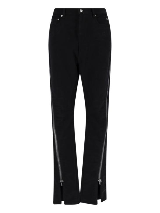 26FW 릭 오웬스 스트레이트 팬츠 RU02F4343 TB 09 BLACK