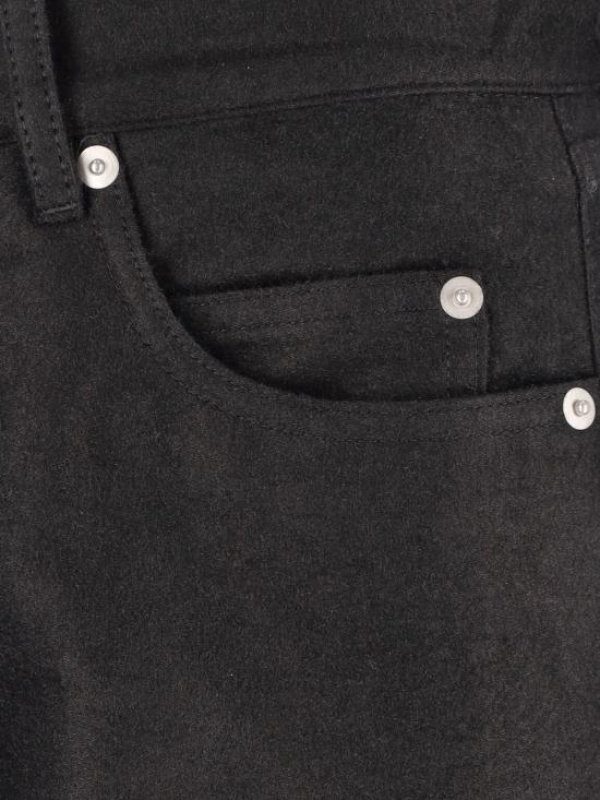 26FW 릭 오웬스 스트레이트 팬츠 RU02F4399 MOR 09 BLACK - RICK OWENS