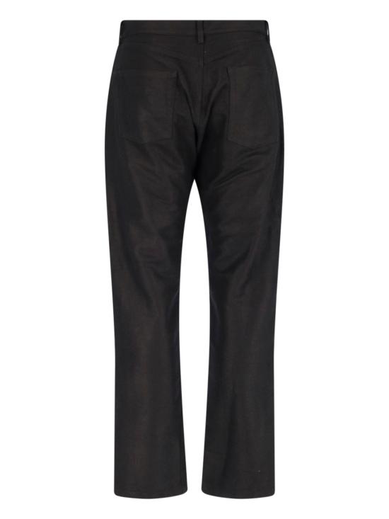 26FW 릭 오웬스 스트레이트 팬츠 RU02F4399 MOR 09 BLACK - RICK OWENS