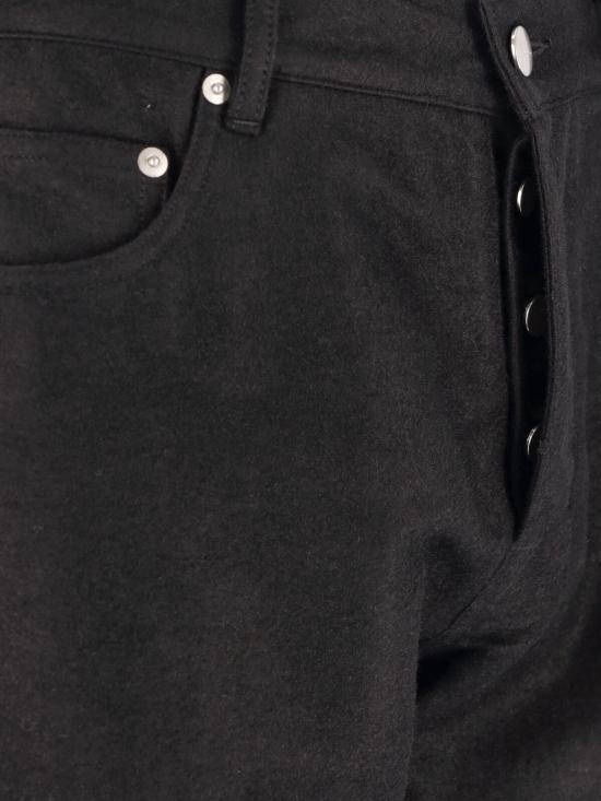 26FW 릭 오웬스 스트레이트 팬츠 RU02F4399 MOR 09 BLACK - RICK OWENS