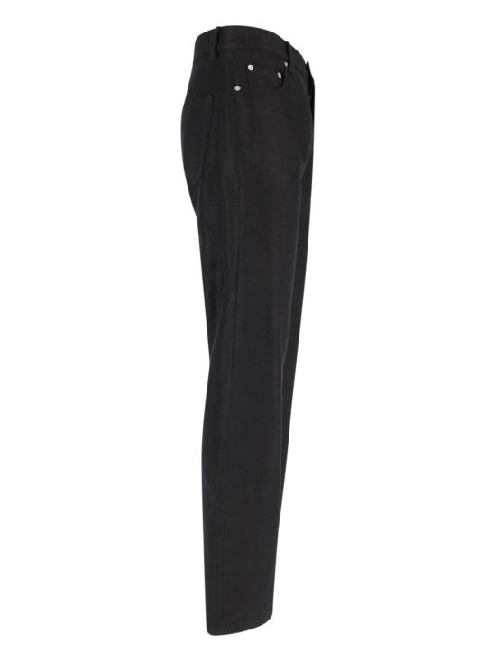 26FW 릭 오웬스 스트레이트 팬츠 RU02F4399 MOR 09 BLACK - RICK OWENS