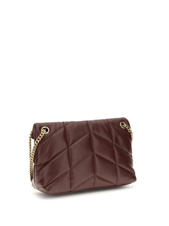 26FW 생로랑 루루 푸퍼 스몰 체인 백 5774761EL07 6197 BORDEAUX - SAINT LAURENT