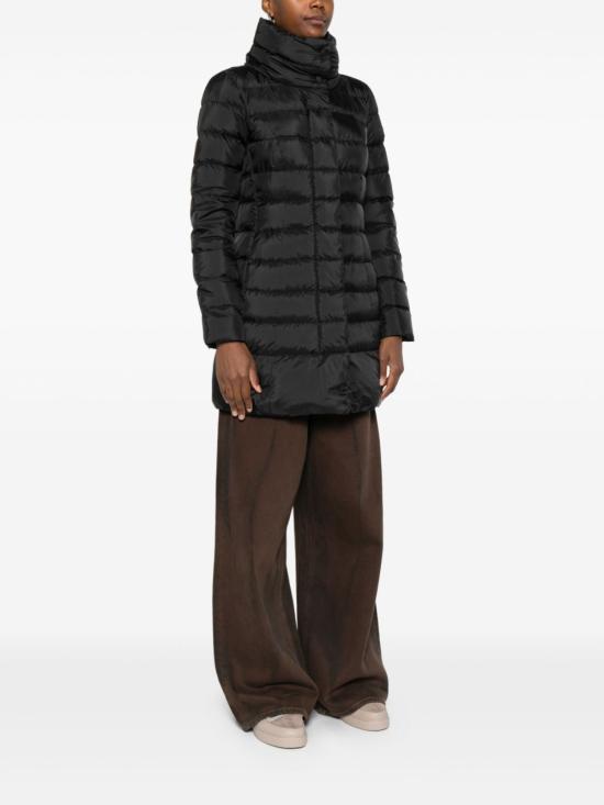 26FW 페트레이 솝착 MQN 03 하이칼라 슬림핏 롱 다운 재킷 PED545601181967NER BLACK - PEUTEREY