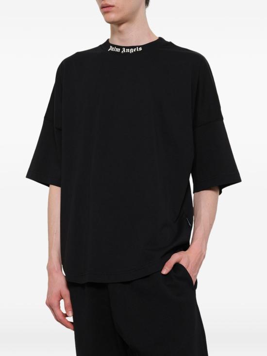 26FW 팜앤젤스 반팔 티셔츠 PAMAA005JR0021003 BLACK - PALM ANGELS