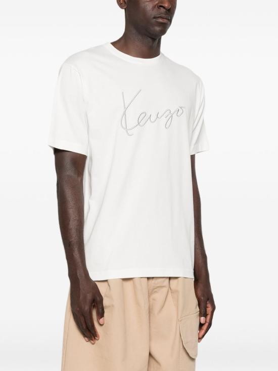 26FW 겐조 반팔 티셔츠 FG65TS2864SG02 WHITE - KENZO