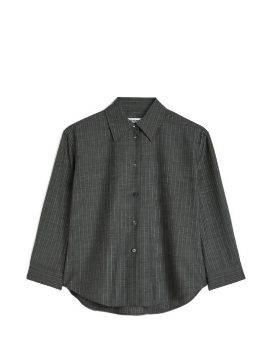 26FW 질샌더 셔츠 J02DL0309J40336037 GREY