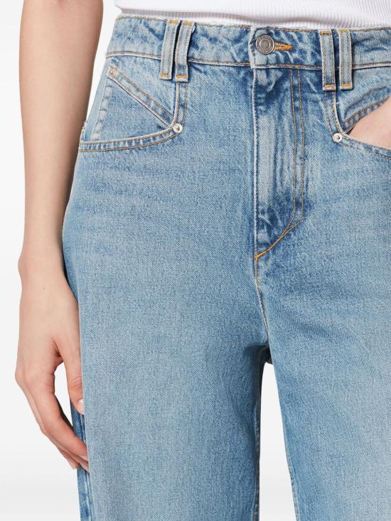 26FW 이자벨마랑 레모니 팬츠 레모니 팬츠 PA0052FBD1H02I30LU LIGHT BLUE - ISABEL MARANT
