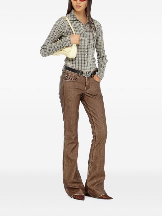 26FW 디젤 스트레이트 팬츠 A255020NJCJ7BB BROWN - DIESEL