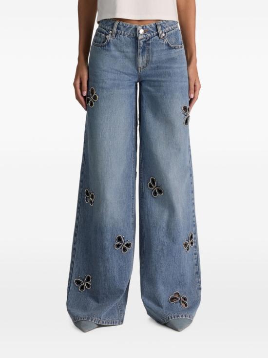 26FW 앨리스 앤 올리비아 데님 팬츠 CD606E38138R421 NAVY - ALICE & OLIVIA