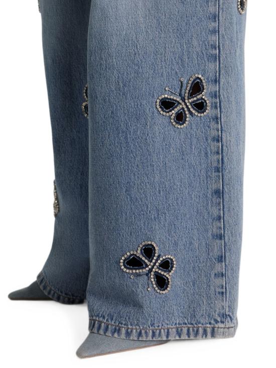 26FW 앨리스 앤 올리비아 데님 팬츠 CD606E38138R421 NAVY - ALICE & OLIVIA