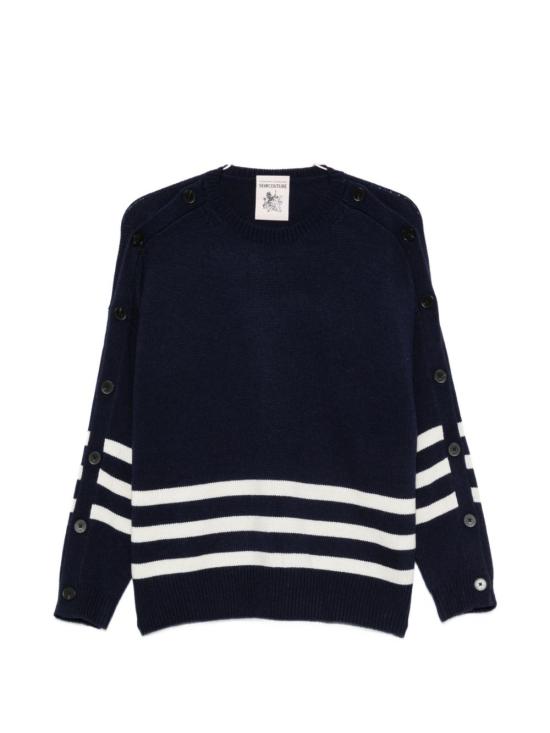 26FW 세미쿠튀르 스웨터 Y6WH51RG123 NAVY