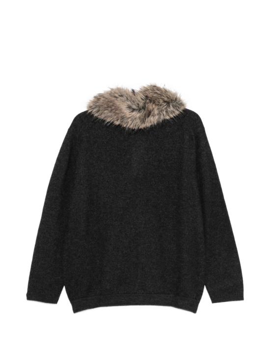 26FW 세미쿠튀르 가디건 Y6WB17Y471 GREY - SEMI-COUTURE
