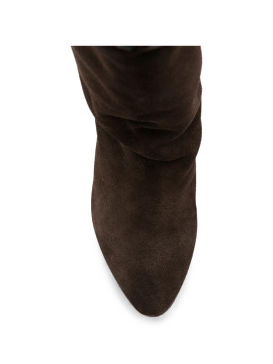 26FW 이자벨마랑 달비 드레이프 스웨이드 카프스킨 레더 부츠 BO0188FBC1A20S50CL BROWN - ISABEL MARANT