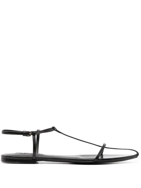 26FW 질샌더 샌들 J15WP0081P4864001 BLACK