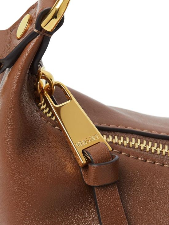 26FW 베르사체 VERSACE TAG 나파 호보백 10183021A131711N19V BROWN - VERSACE