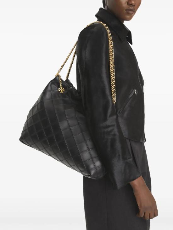 26FW 토리버치 에센셜 U 나일론 토트백 162450001 BLACK - TORY BURCH