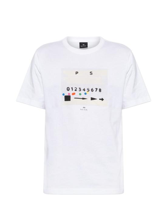 26FW PS 바이 폴스미스 반팔 티셔츠 M2R011RWP686801 WHITE