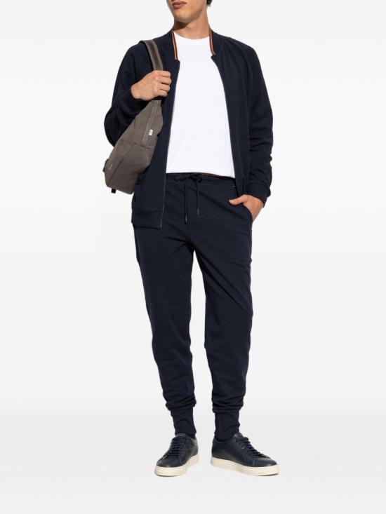 26FW 폴 스미스 아티스트 스트라이프 코튼 라운지 팬츠 M1A373MW12548 NAVY - PAUL SMITH