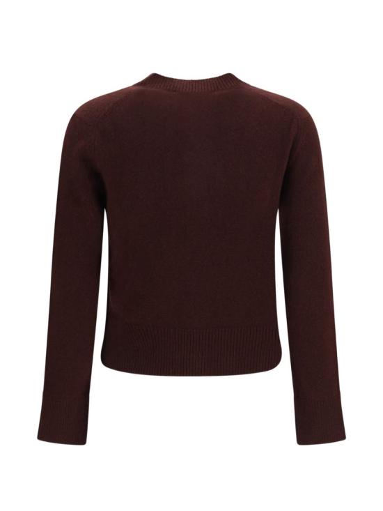 26FW 메종키츠네 베이비 폭스 램스울 피티드 가디건 PW00506KT10060553 BROWN - MAISON KITSUNE