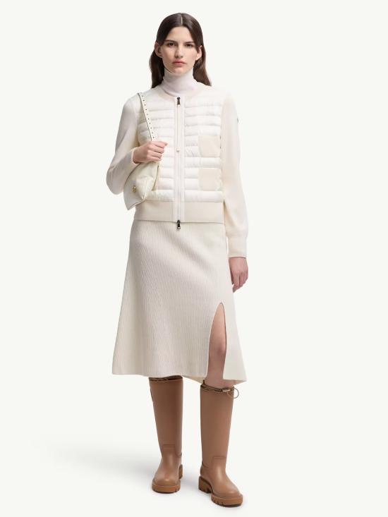 26FW 몽클레어 숏패딩 L20939B51000A9018034 WHITE - MONCLER